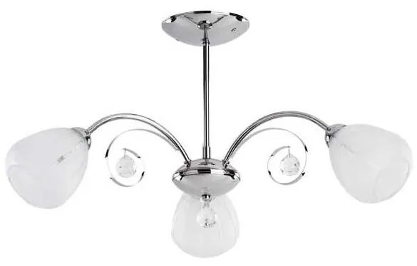 Lustră aplicată APOLLO 3xE14/10W/230V crom lucios