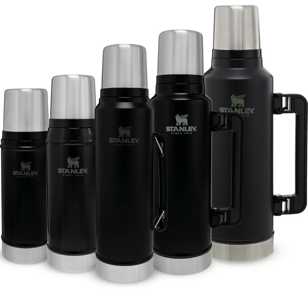 Stanley Thermos Legendary Classic 470 ml negru mat, 0,47 l