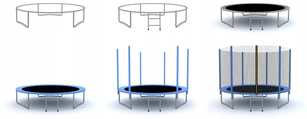 Trambulină de grădină 312 cm/10 FT