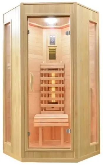 Sauna Sanotechnik Relax 2 cromoterapie brad canadian 100x100x200 cm J30100