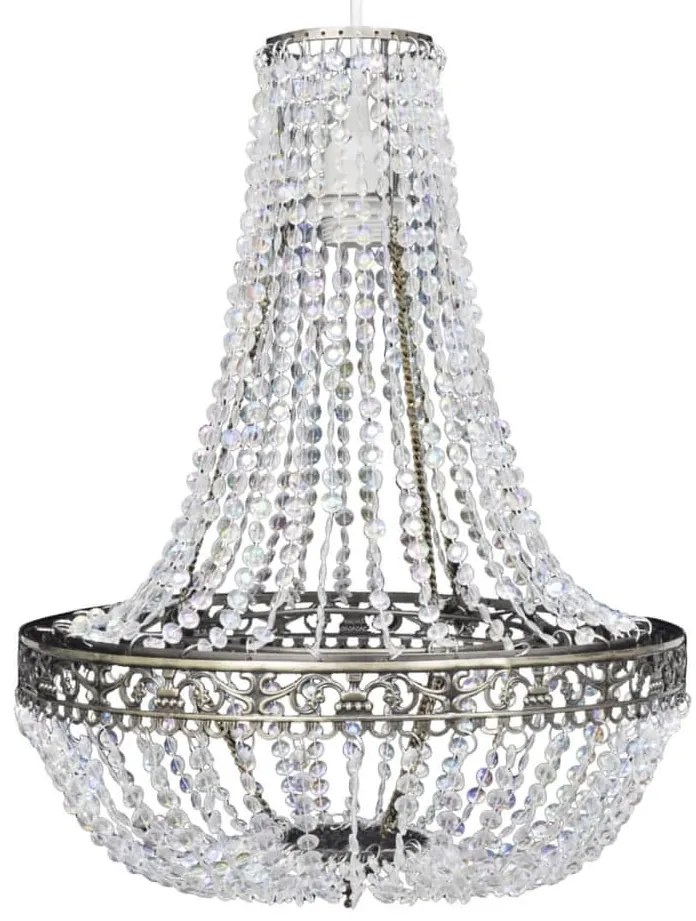 Candelabru cu pandantiv din cristal, 36,5 x 46 cm