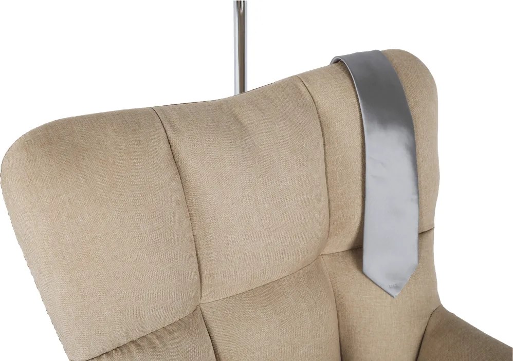 Scaun de design ţesătură bej, KOMODO