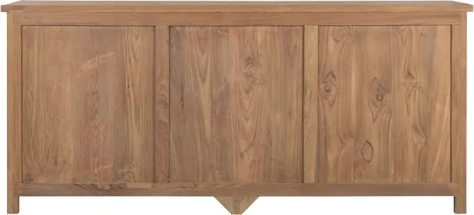 Bufet din lemn de tec si rattan " Boho Tec "
