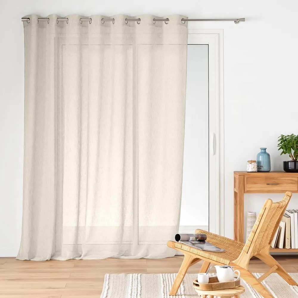 Perdea în culoare naturală 240x240 cm Carlin – douceur d'intérieur
