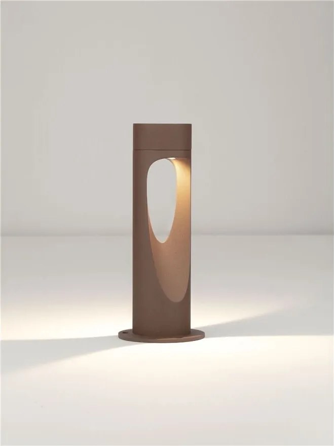 Stalp exterior IP65 LED ROW corten H-30cm