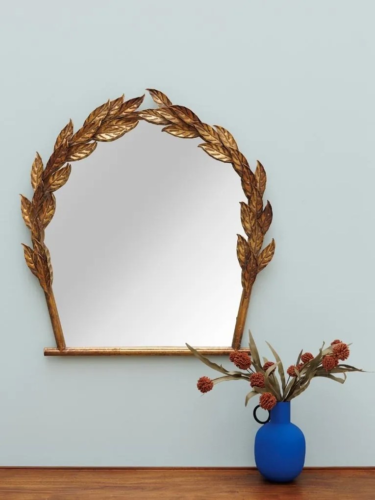 Oglinda de perete, cu frunze decorative, Cesar