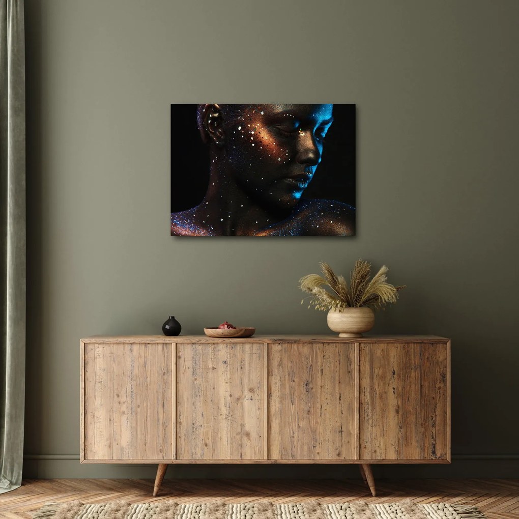 Tablou strălucitor a femeii (70x50 cm)