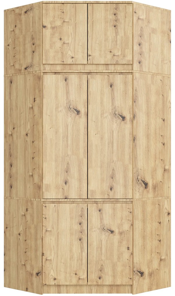 Suprastructură dulap Detuvieran (stejar craft). 1117439