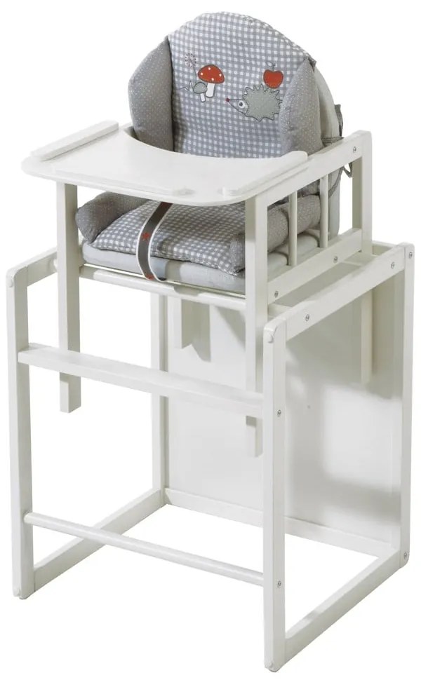 Pernă de scaun pentru copii gri Adam & Eule – Roba