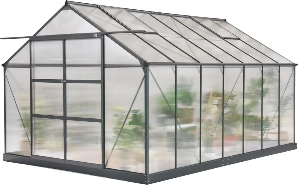 Sera din aluminiu Azalia 2,5 x 4,5 m CoverTech antracit