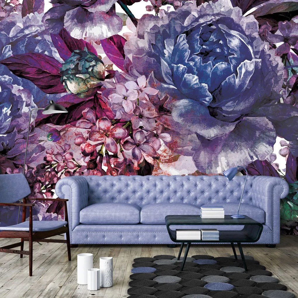 Fototapet - Flori violete (254x184 cm)