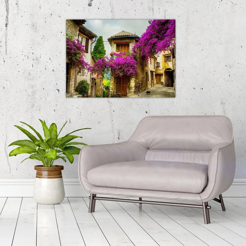 Tablou - Alee mediteraneană leneșă (70x50 cm)