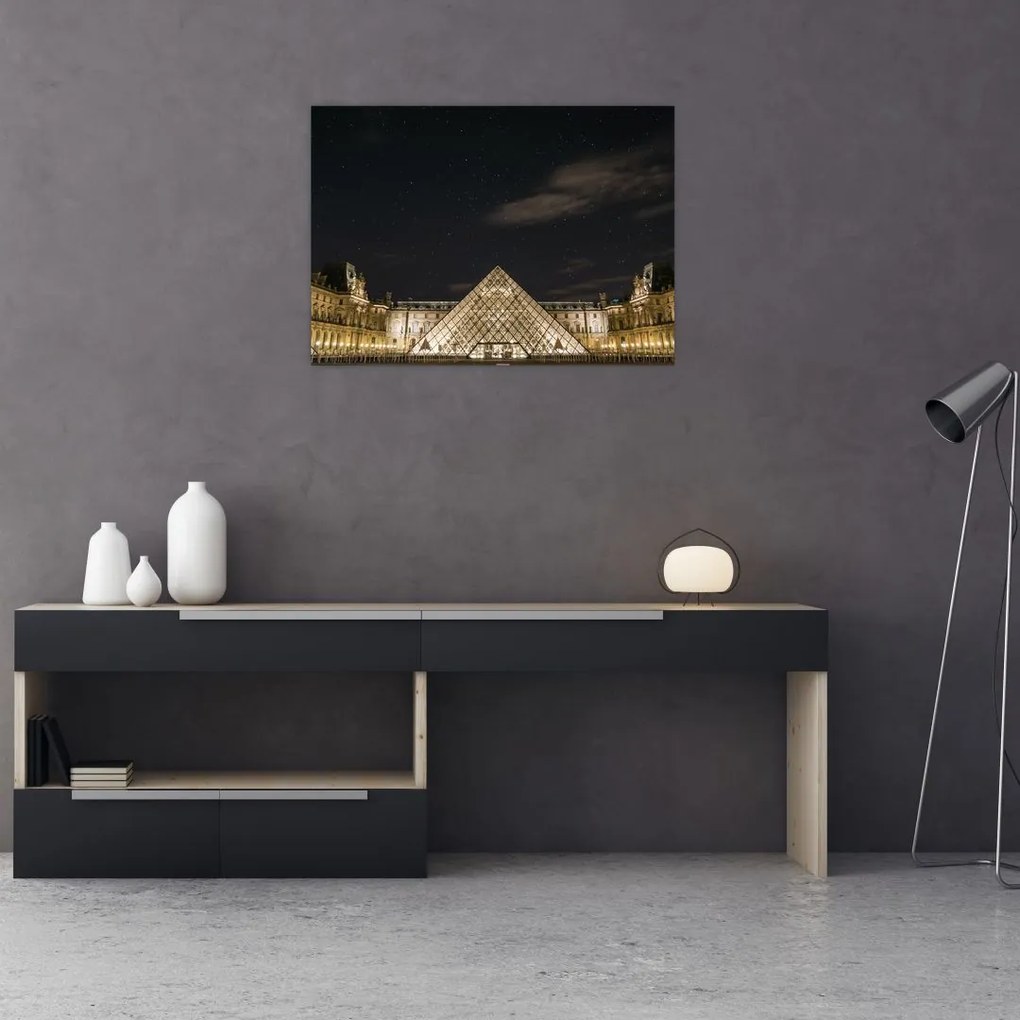 Tablou - Louvre nocturn (70x50 cm)