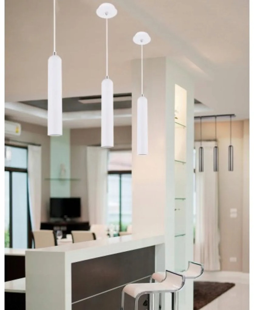 Pendul design modern TUBO 1 White