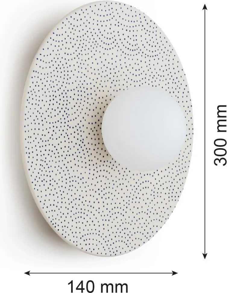 Aplica realizata manual din ceramica IP44 BOLL 8936