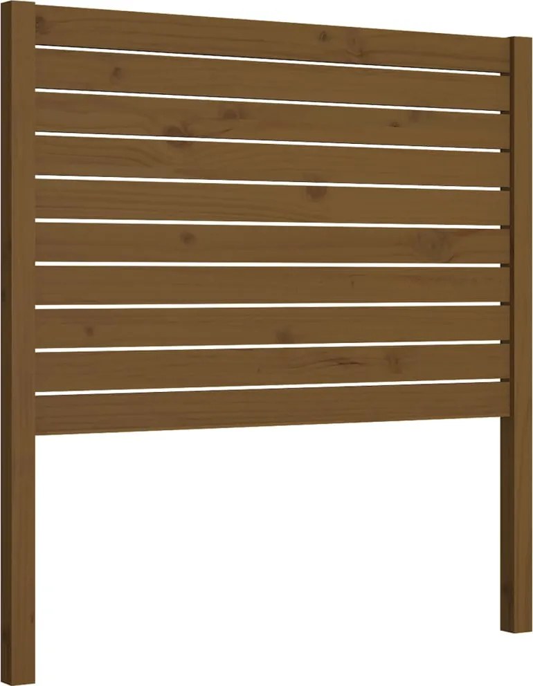 vidaXL Tăblie de pat, maro miere, 106x4x100 cm, lemn masiv de pin