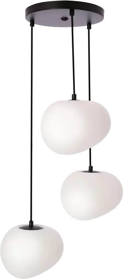 Lustră alb-negru ø 42 cm Stones – Candellux Lighting