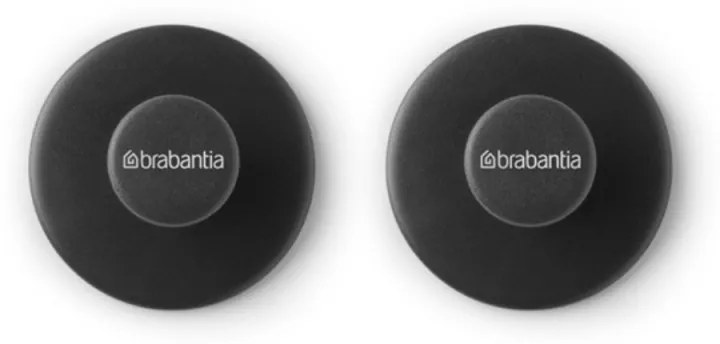Set 2 agatatoare prosoape Brabantia ReNew 1003485, Kit de montare inclus, Pana la 2 kg, Gri inchis
