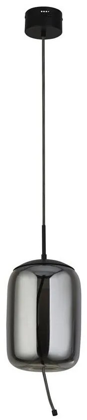 Lustra, Pendul LED design modern minimalist Lisbon fumuriu