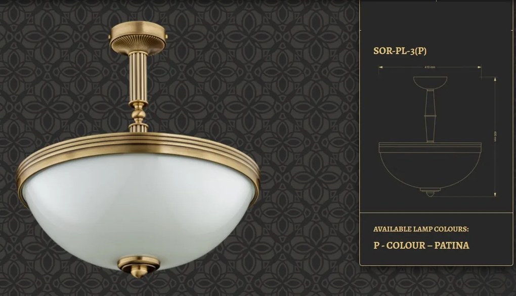 Lustra aplicata eleganta design clasic Sorrento