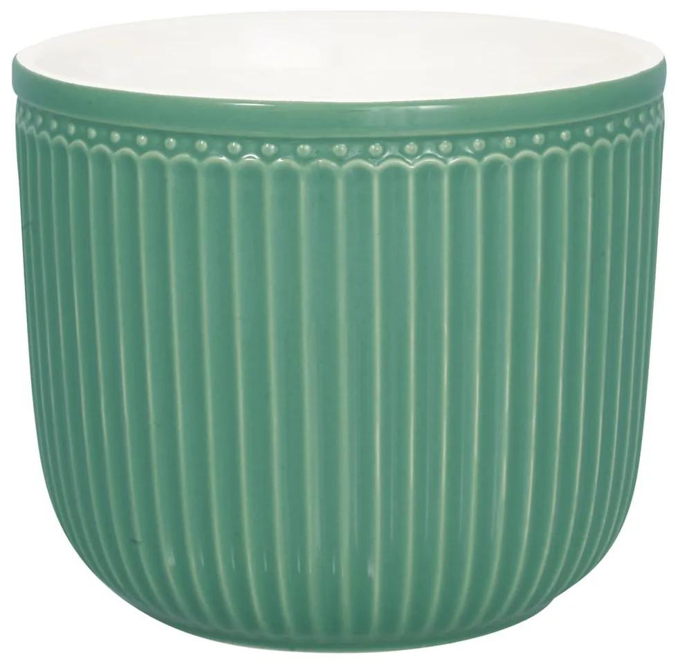 Ghiveci din ceramică Green Gate Alice, ø 16 cm, verde