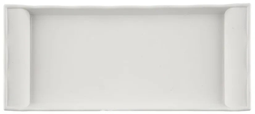 Tavă de servit Orion Retro alb, 29,5 x 13 cm