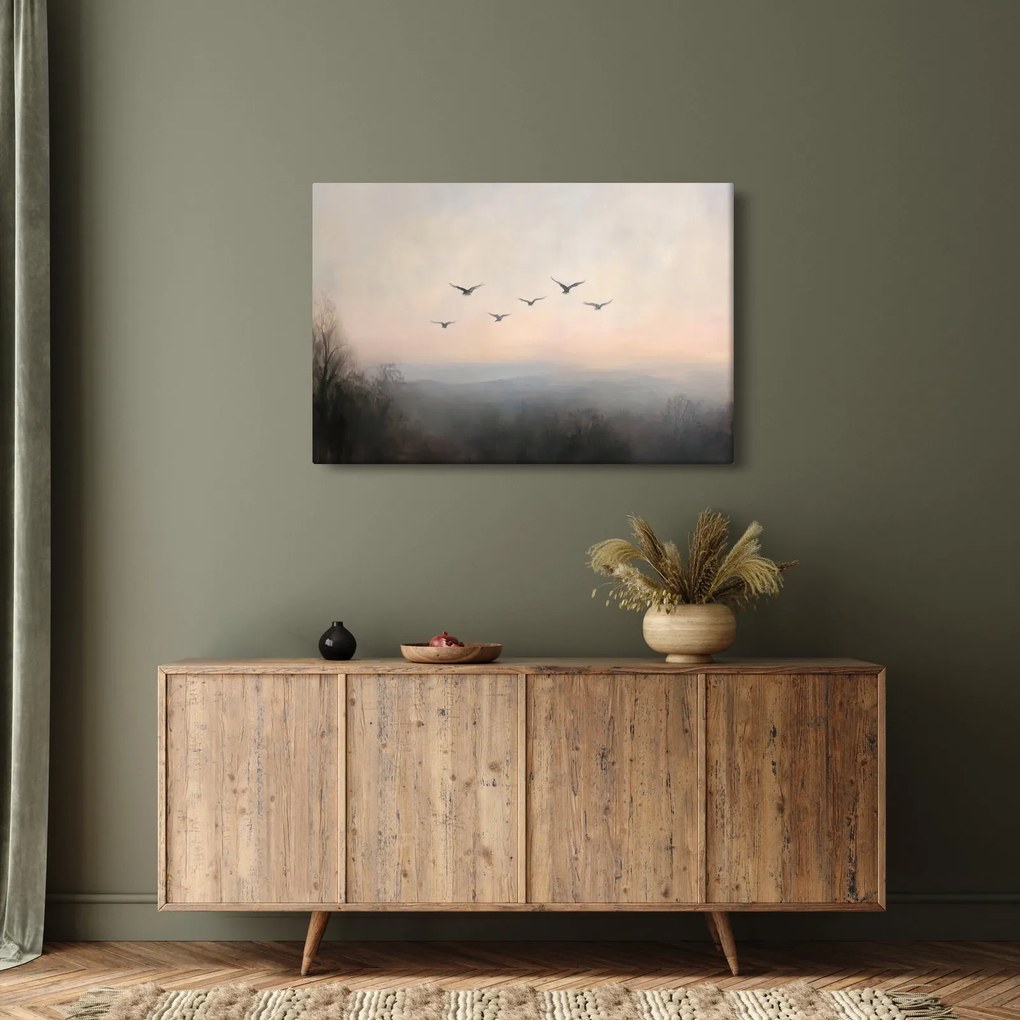 Tablou - Stol de păsări (90x60 cm)