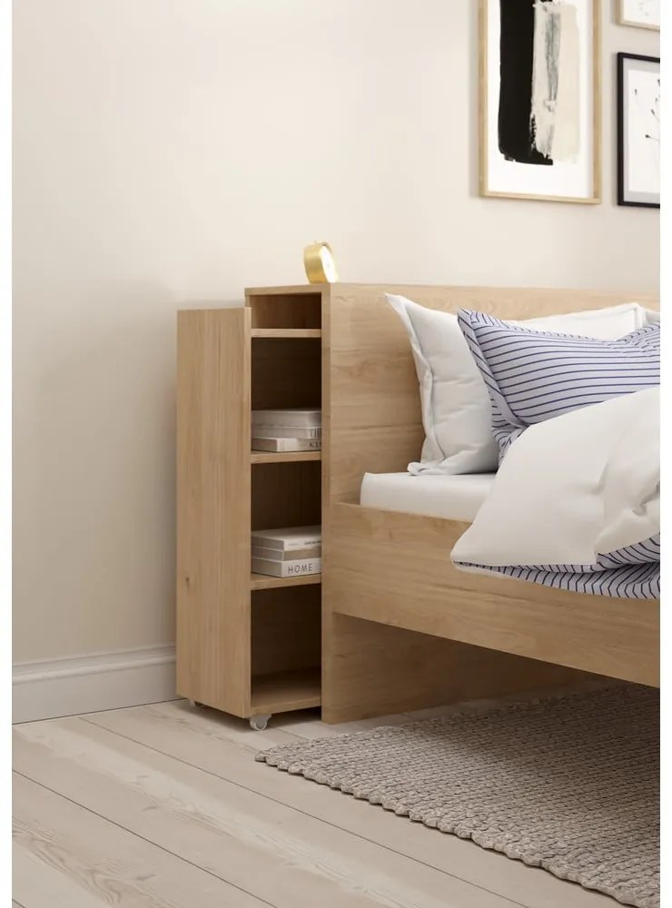 Tăblie de pat în culoare naturală 165x80 cm Naia – Tvilum