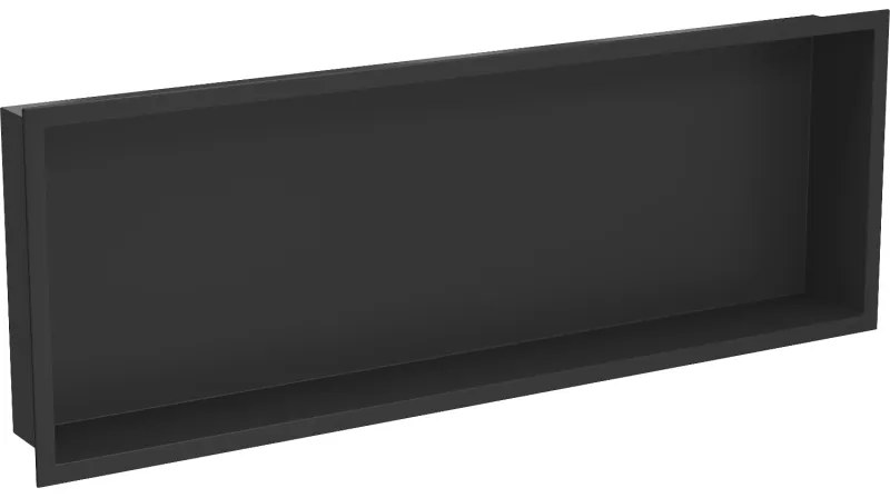 Mexen X-Wall-R raft de perete cu flanșă 90 x 30 cm, negru - 1970903010