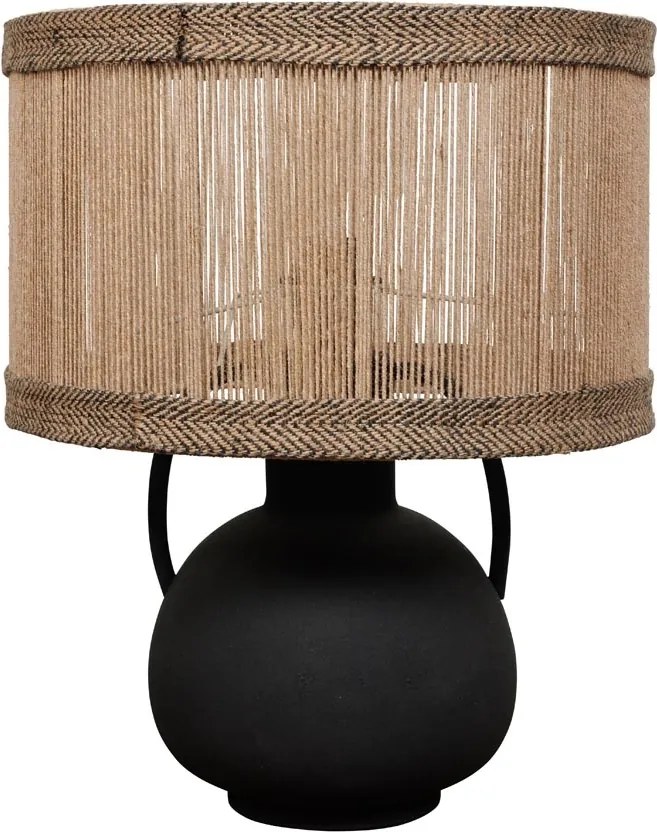 Lampa de masa, cu abajur din iuta natuala, Luanda