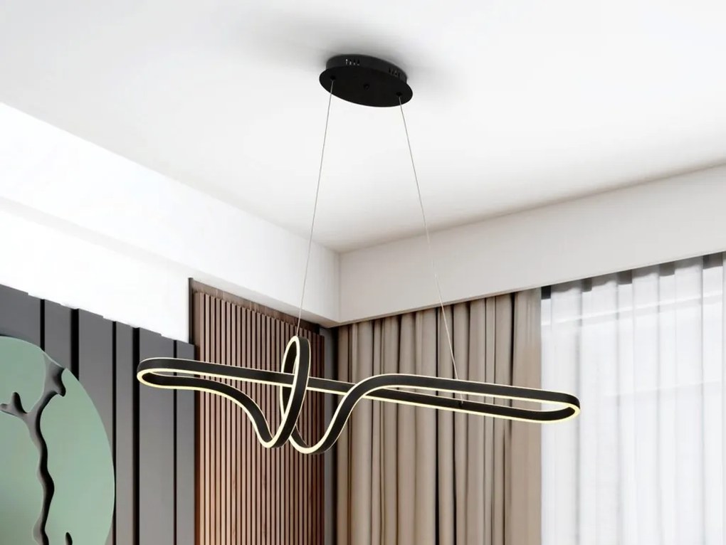 Lustra LED suspendata cu telecomanda Sinphony