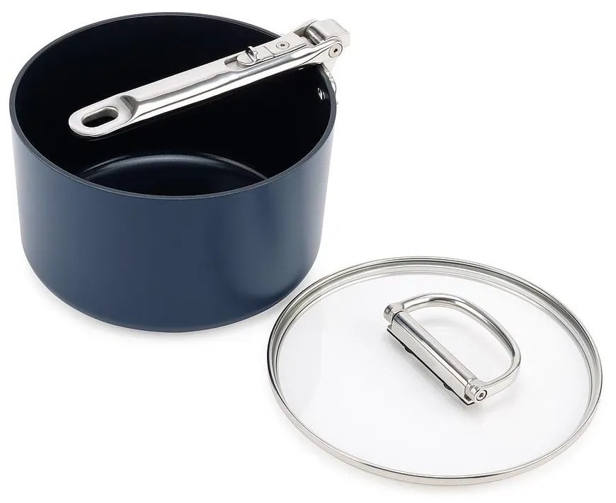 Oală cu capac/cu suprafață ceramică adecvată pentru plita cu inducție Space – Joseph Joseph