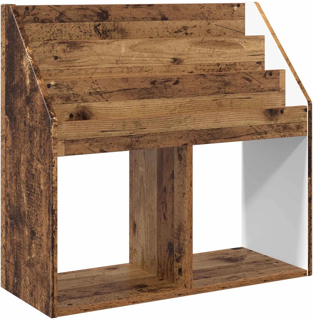 vidaXL Raft pentru copii Lemn vechi 72,5 x 29,5 x 69 cm Lemn compozit