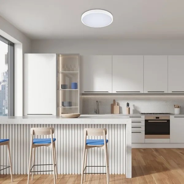 Rabalux 71431-LED RGB ALENZO 36W/230V IP44 Wi-Fi plafonieră baie albă