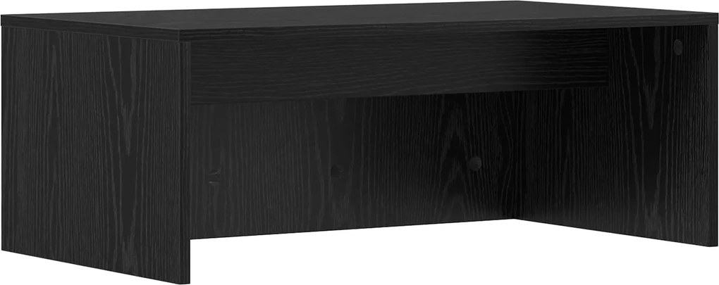 vidaXL Birou montat pe perete Pe perete Stejar Negru 80 x 45 x 30 cm