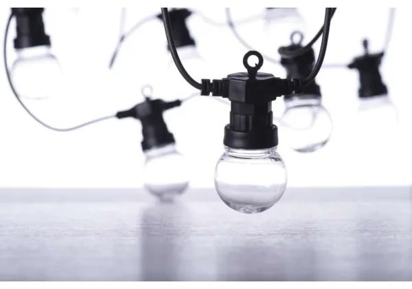 Lanț LED decorativ de exterior 50xLED/10m IP44 transparentă