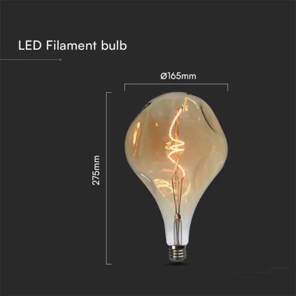 Bec LED FILAMENT A165 E27/4W/230V 2700K