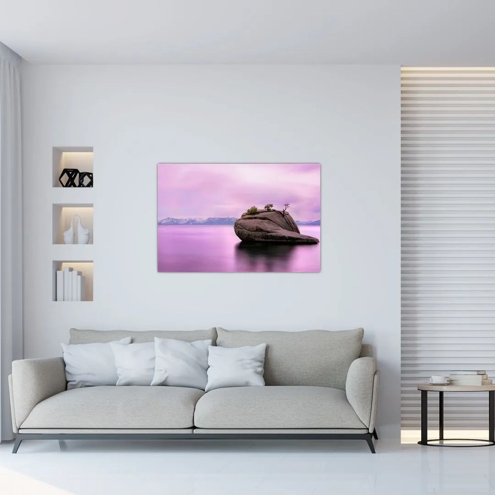 Tablou cu piata în mare (90x60 cm)