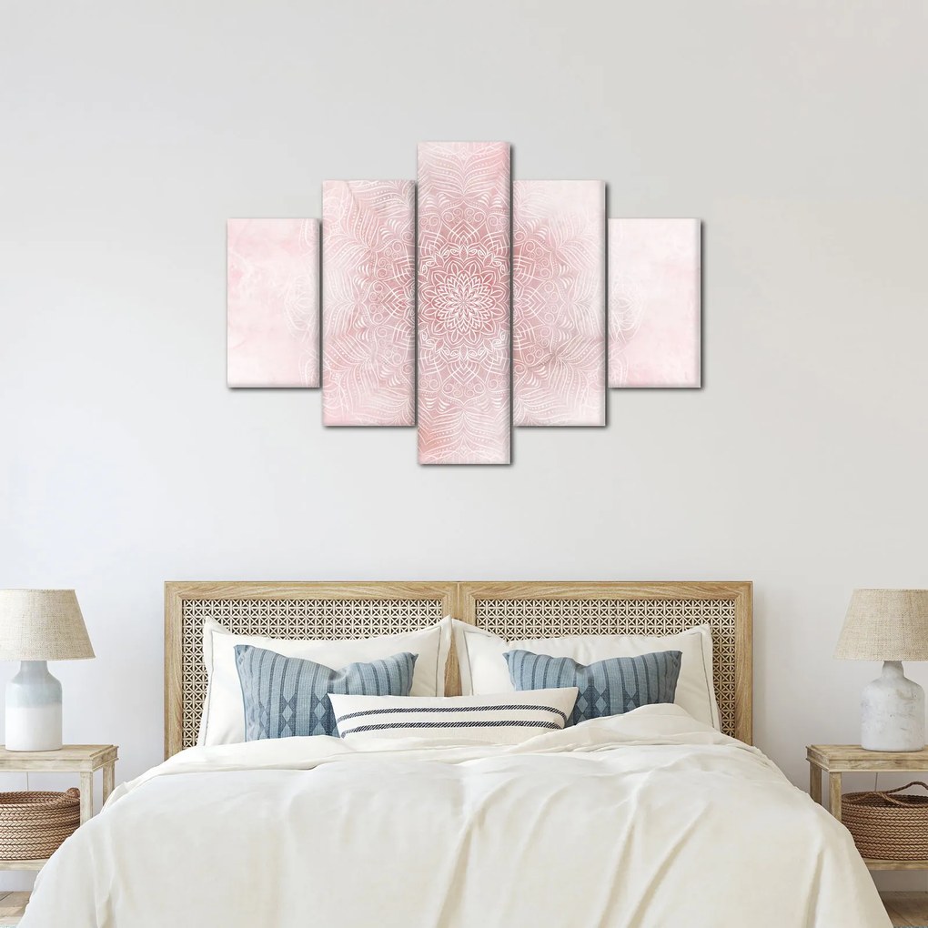 Tablou - Mandala roz (150x105 cm)