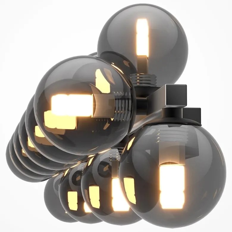 Aplica de perete moderna design deosebit Dallas 13 negru