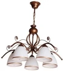 Lustra clasica 5 becuri E27 RETRO LM 5.51 - 03788 LAMKUR