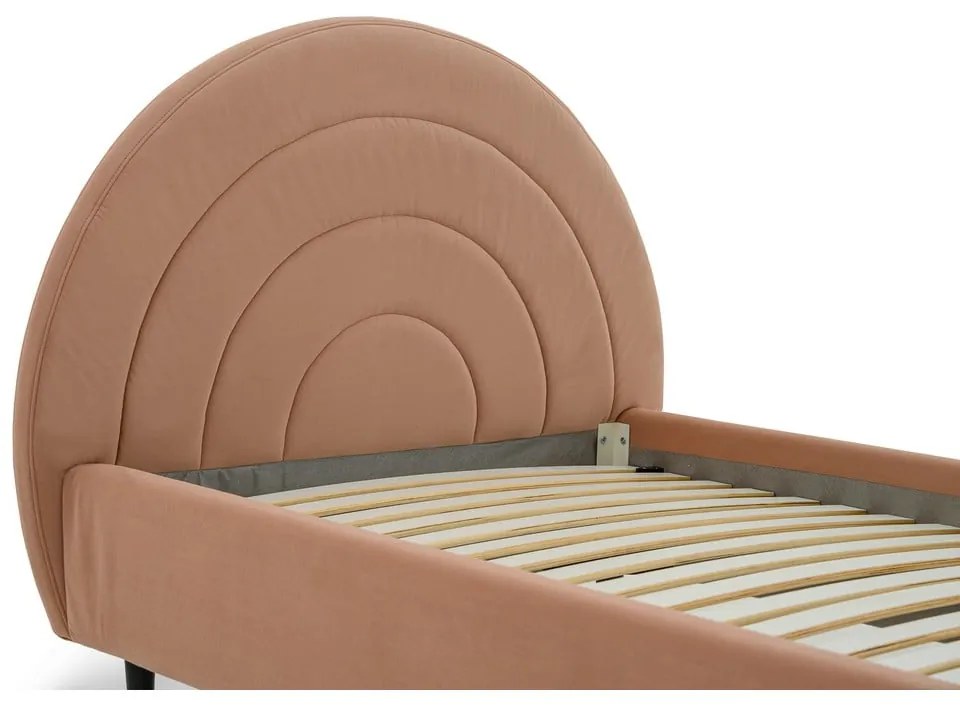 Pat pentru copii roz 90x200 cm Rainbow – Scandic