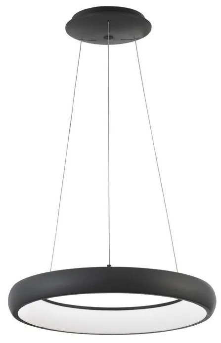 Lustra LED design modern circular ALBI 32W negru NVL-8105620