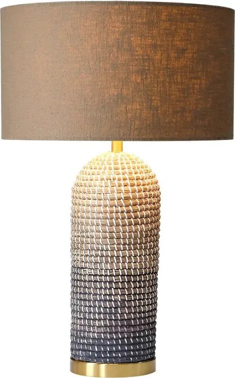 Lampa de masa lucrata manual, Iarba de mare, ZEA 60cm A-46650 VC