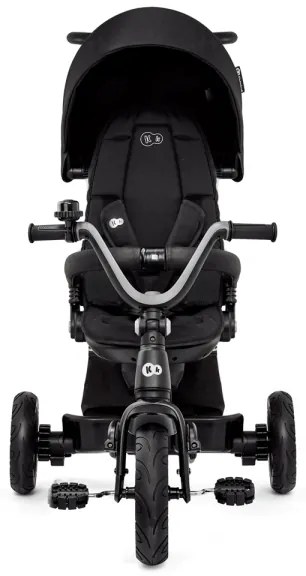 Tricicletă pentru copii 5 în 1 KINDERKRAFT SELECT EASYTWIST Premium negru