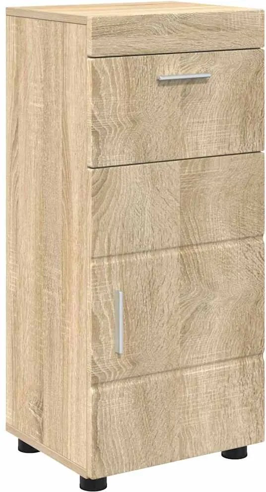 vidaXL Set dulap baie cu sertar TULUM Stejar Sonoma 37 x 31,5 x 82 cm