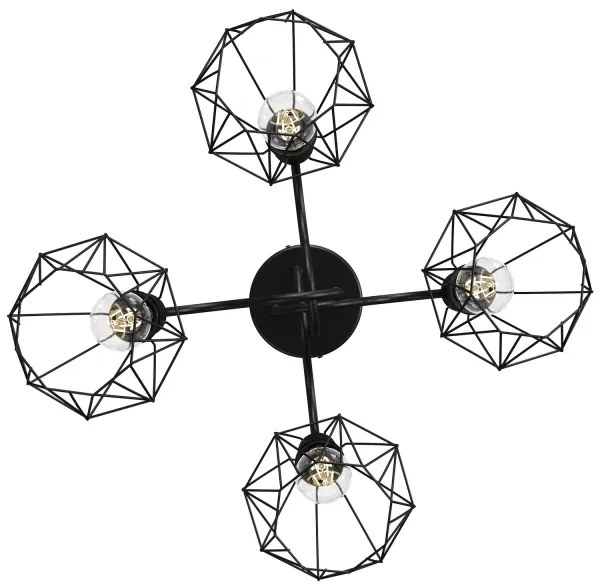 Lustră aplicată BERGEN 4xE27/60W/230V