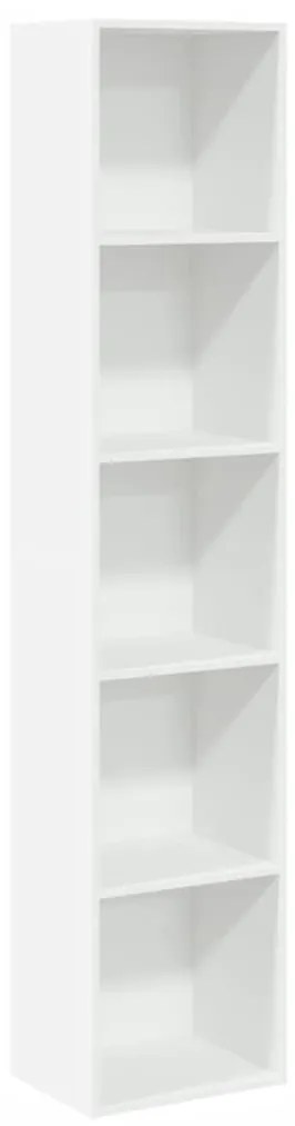 857885 vidaXL Bibliotecă, alb, 40x30x189 cm, lemn prelucrat