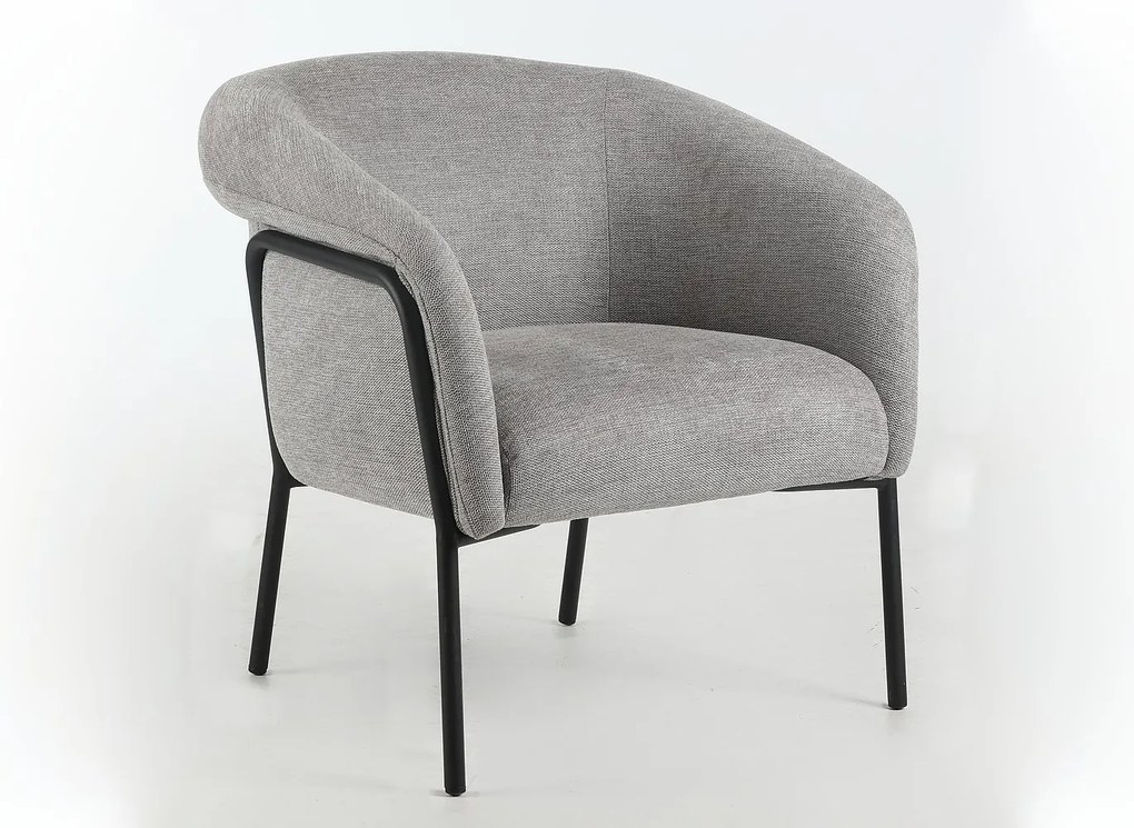 Fotoliu de relaxare gri CLOVER