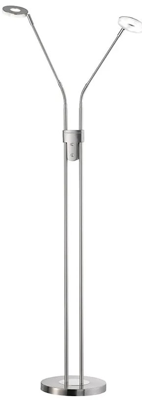 Lampadar argintiu LED cu intensitate reglabilă (înălțime 150 cm) Dent – Fischer &amp; Honsel